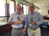 Graham Guy and Mike Spencer, Old and Tuart Course ecelectic winners 2018